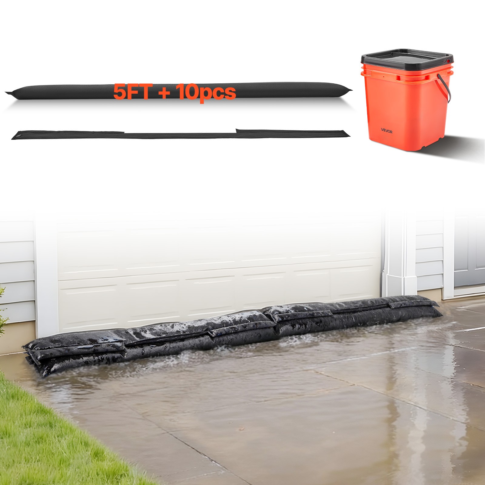Barrière Anti-inondation VEVOR Sécurisez Votre Maison Pendant les Orages