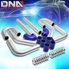 8pc 3aluminum Front Mount Turbo Intercooler Piping Kit Wcoupler Hoses Clamps 8pc 3aluminum Front Mount Turbo Intercooler Piping Kit Wcoupler Hoses Clamps