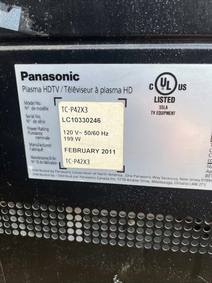 panasonic plasma tv With stand 42” | eBay