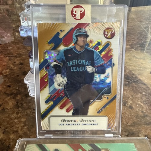 2025 Topps Pristine Shohei Ohtani Pristine Gold Refractor /50 Dodgers #281