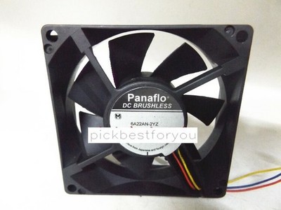 panaflo 8CM FBA08A24H 8025 24V 0.26A 3pin cooling fan  #wd