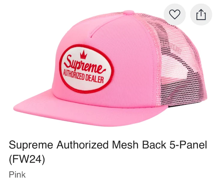 Supreme ピンクホワイト トラッカーキャップ Supreme Pink Hats for Men for sale - eBay