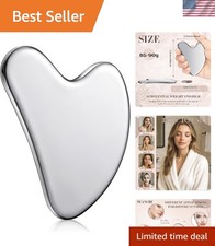 304 Stainless Steel Gua Sha Facial Tool - Essential for Lymphatic Drainage