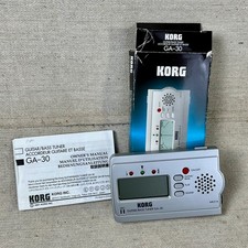 Korg GA-30 2000s Silver Guitar Bass Tuner w/ Box