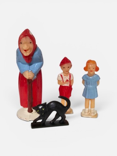 Vintage Hansel & Gretel Celluloid Set - Complete - 60’s