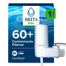 Brita Faucet Mount Water Filter System, Includes 1 Basic - 1 ct, White