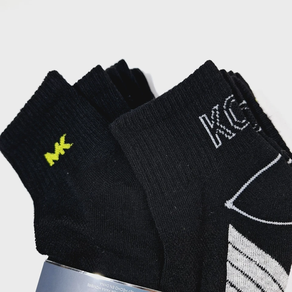 Calcetines Michael Kors Hombre 6 Pares Talla 6.5-11 Gris Negro Corte Cuarto NUEVO Deportivo Foto 4 de 4