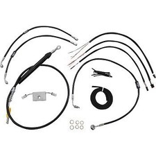 LA CHOPPERS LA-8157KT2-13B Black Vinyl Braide...