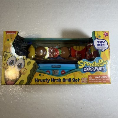SpongeBob Squarepants Krusty Krab Grill Set 32 Pieces NEW IN BOX!