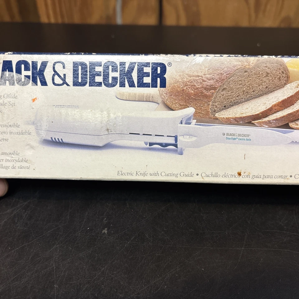 Электрический нож Black & Decker Slice Right EK300 2 ножа с коробкой протестирован - Изображение 3 из 4