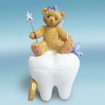 Cherished Teddies Tooth Fairy With Wand Covered Box 4026097 New Rare T
