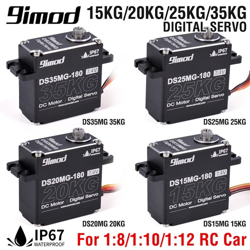 9imod Waterpoof Digital Servo 35kg 25kg 20kg 15kg Metal Gear für 1/10 RC Auto - Bild 2 von 19