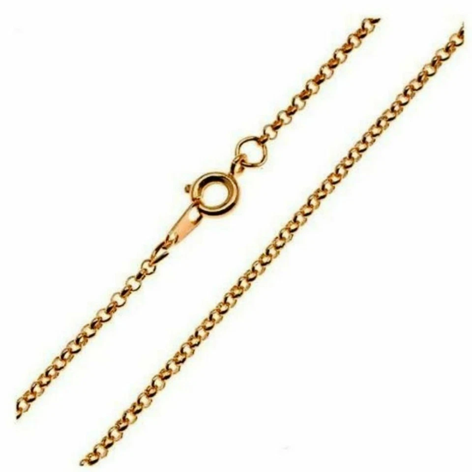 Collar colgante de corazón abierto de 6 pequeños diamantes de oro amarillo de 14 k sobre 925 SS  Foto 4 de 4