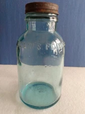 Mellin's Food Company Large Jar Nice Blue Color