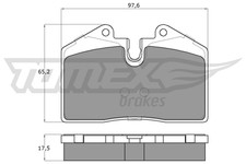 TOMEX Brakes Bremsbelagsatz Scheibenbremse TX 18-02 für AUDI 80 B4 Avant 8C5 RS2 TOMEX Brakes Bremsbelagsatz Scheibenbremse TX 18-02 für AUDI 80 B4 Avant 8C5 RS2