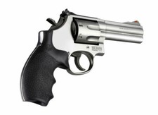  Hogue S&W K & L Frame Round Butt Rubber Bantam Monogrip Black 62000 - Rubber