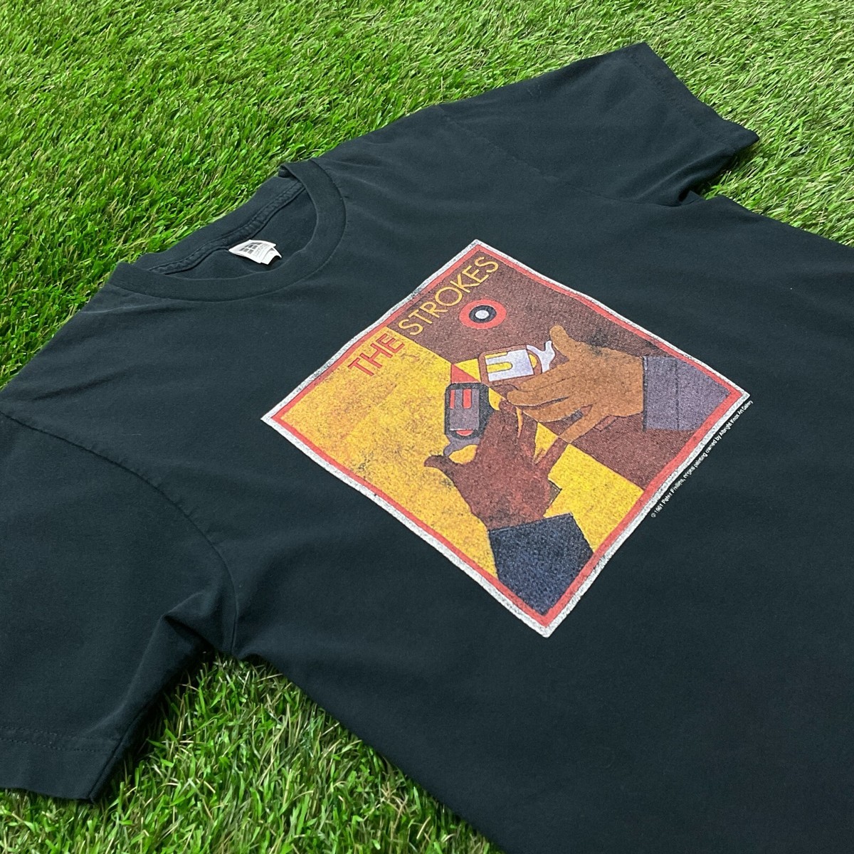 The Strokes ROOM ON FIRE ヘインズ 半袖 Tシャツ The Strokes ROOM ON FIRE ヘインズ 半袖 Tシャツ