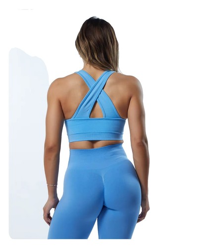 Newest 3 PCS Aurora Seamless Workout Set Gym Clothing For Women, Customizing U Neck Sports Bra High Waisted Yoga Shorts Running Leggings Ombre Sports Suits - Gradient Yoga Shorts And