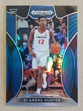 2019 Panini Prizm Draft Picks De'Andre Hunter #4 Rookie Blue Prizm Atlanta Hawks