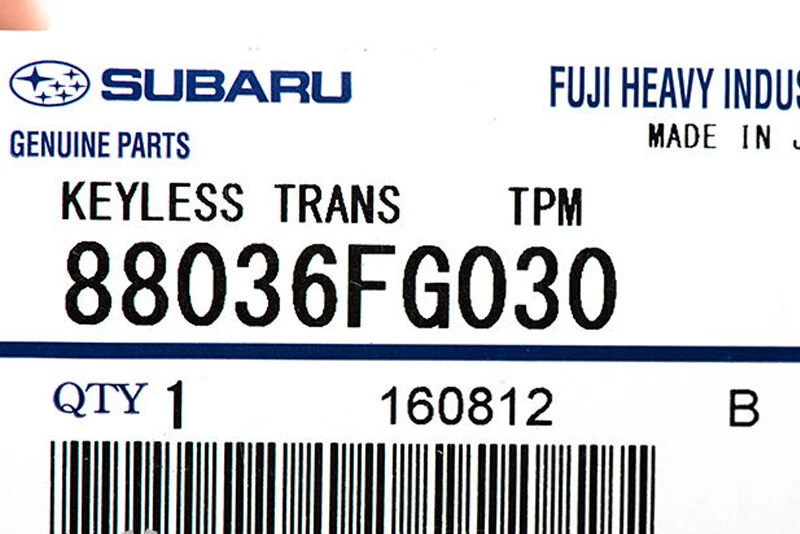 Transmisor remoto de entrada sin llave OEM 11-14 Subaru Forester Impreza STI88036FG030 Foto 4 de 4