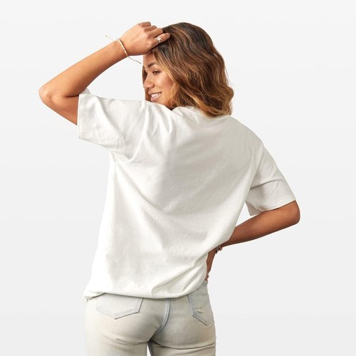 Pura Vida Women's Nature Lover Crewneck Shirt - Oversized Tee, Vintage White, XL - 第 5/6 張圖片