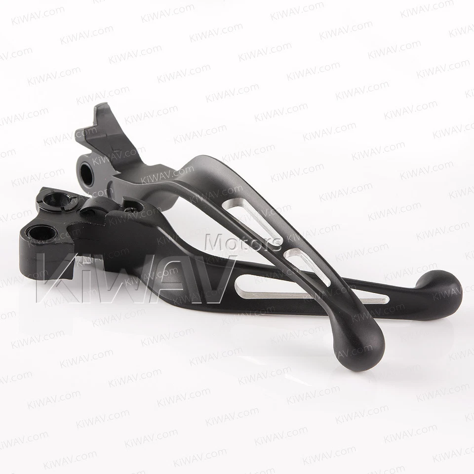 Kit palanca embrague freno CNC negro control manual 10201 se adapta a Harley '96-'07 Touring Foto 4 de 4