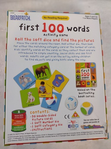 Briarpatch First 100 Words Activity Game - Picture 2 of 2