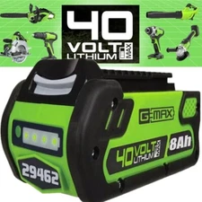 40V 8.0Ah For Greenworks G-MAX 40 Volt Lithium Battery 29472 29462 29252 20202