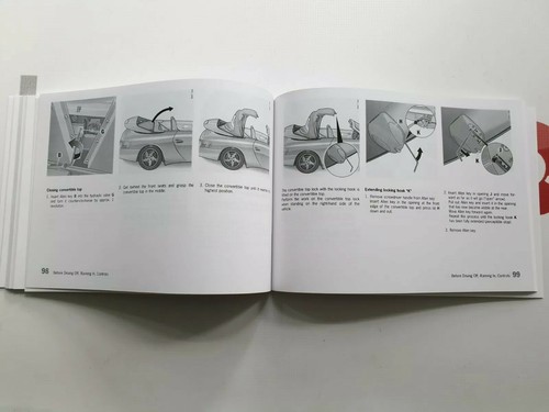 Original Operating Instructions Owners Manual Porsche 911 Carrera 2/4 Type 996 - Picture 8 of 12