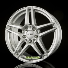 4x ATS Mizar polar-silber 7.5x17 ET36 - LK5/112 ML66.5 Felge Alu