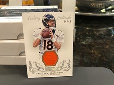 National Treasures Century Materials Jersey Broncos Peyton Manning 24/49  2013