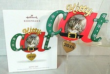 Hallmark 2018 Photo Holder Ornament  Kitty Cat