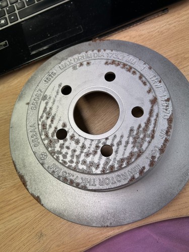 Rear Brake Disc x1 *SEE PICTURES* Chrysler PT Cruiser Dodge Mopar 5085652AA L4-7 - Picture 2 of 4