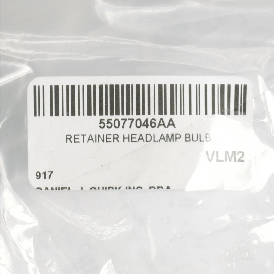 UN NUEVO ANILLO DE BLOQUEO DE RETENCIÓN DE LÁMPARA DE FARO MOPAR 1994-2004 DODGE JEEP OEM GENUINO Foto 3 de 3
