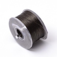 1Roll Coconut Brown Special Coated Polyester Threads For Bead 0.1mm about 50yard