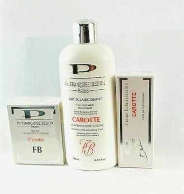 Pr.Francoise Bedon Carrot Lotion, Soap and Tube Cream Combo