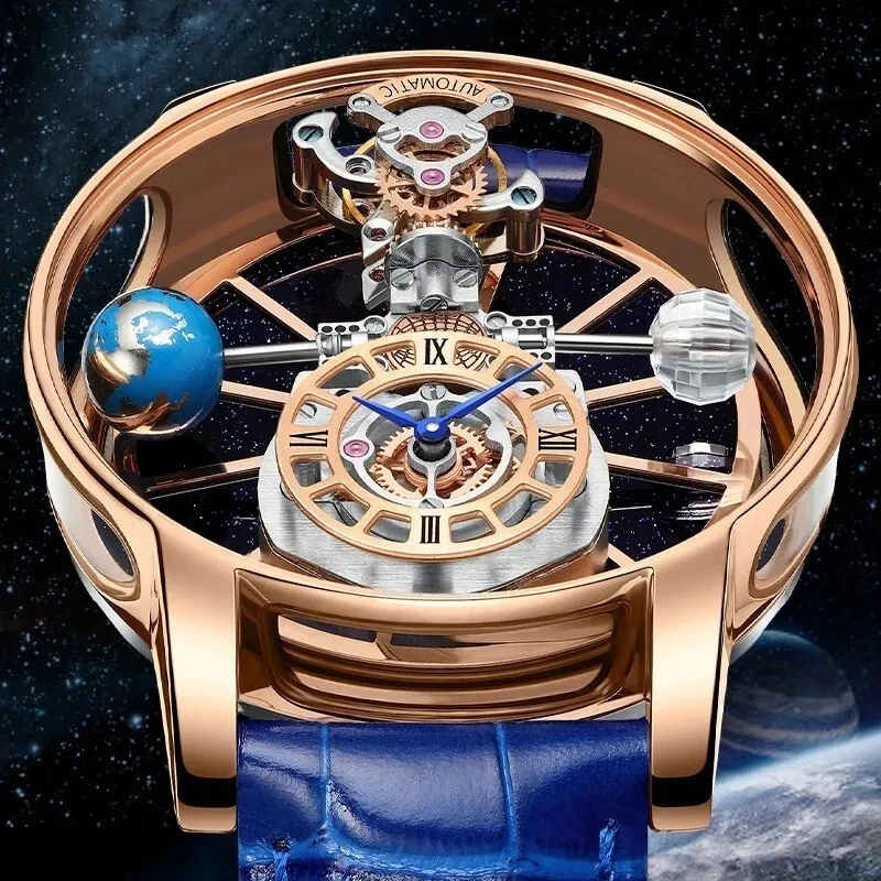 Nuevos relojes Montre Homme 2024 diseño Pindu para hombre marcas de lujo Jacob&co Astro Foto 3 de 4
