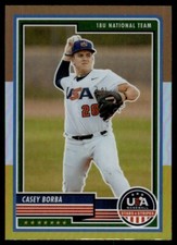 2023 Panini Stars & Stripes Bronze, Silver, Gold Prizm #3 Casey Borba Rookie