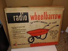 Vintage 50's/60's EMPTY Radio Steel & Mfg. Co. Wheelbarrow Factory Shipping Box