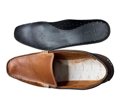 LL Bean Shoes Mens 11.5 Brown Leather Loafers Slip On Casual Driving - Picture 7 of 8