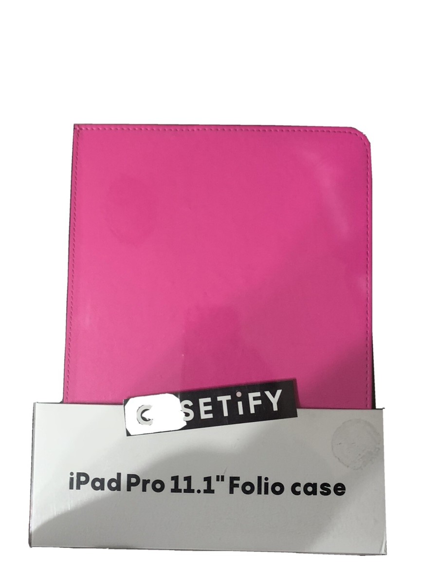 NEW Casetify iPad Pro Folio Case PINK