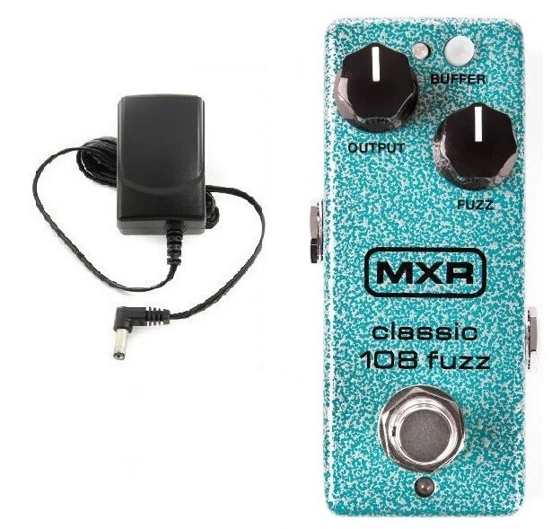 MXR CLASSIC 108 FUZZ MINI M296 GUITAR EFFECTS PEDAL ( FREE POWER