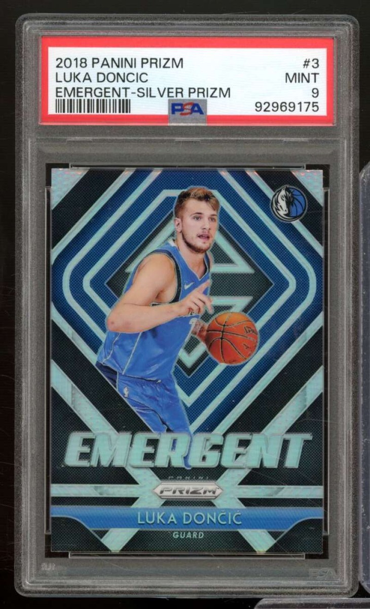 Luka Doncic Rookie Card 2018-19 Panini Prizm Emergent Silver