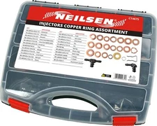 Injector Copper Washer Set Diesel Sealing Ring Assortment 466 Piece