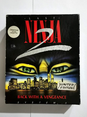 Commodore 64 Last Ninja 2 Spiel von System 3 - getestet funktioniert