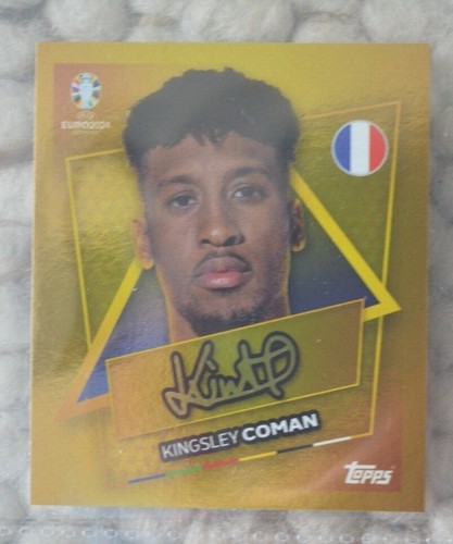 Topps Fútbol Euro 2024 Sticker-Star Player Gold SP Signature a elegir - Imagen 3 de 41