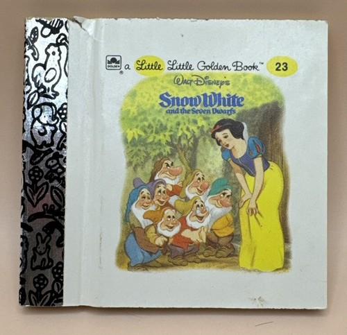 Little Little Golden Book # 23 Snow White Mini Miniature Disney Princess 1948
