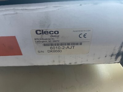 cleco dotco 6010-2-ajt all jetting technologies 4800 rpm drill