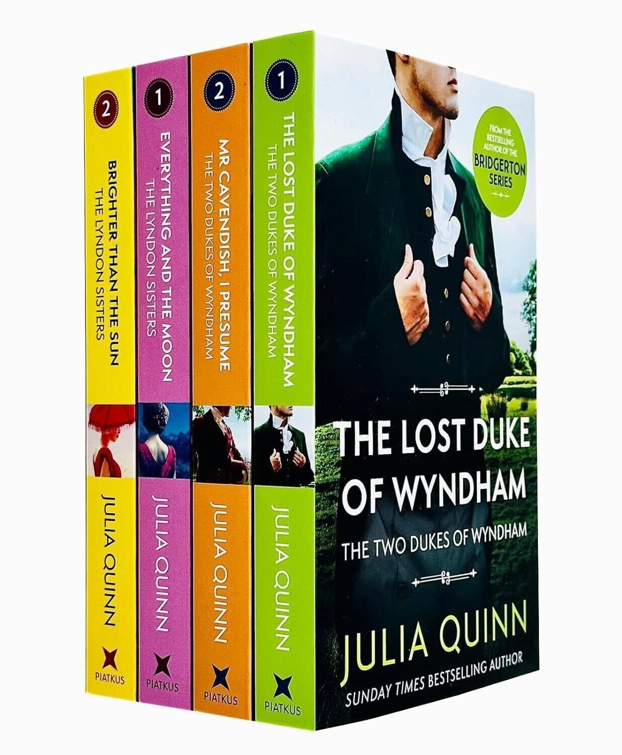 Julia Quinn Lyndon Sisters & Two Dukes of Wyndham Series 4 Books Collection Set - Image 3