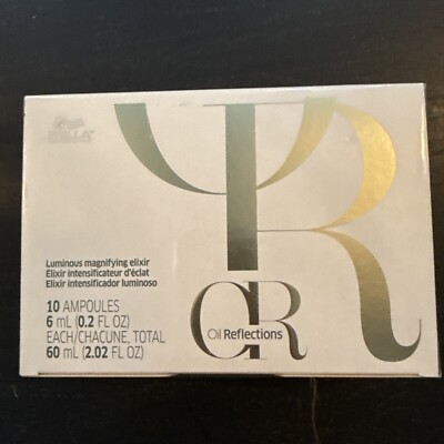 WELLA Oil Reflections - Luminous Magnifying Elixir 10 Ampoules 6 ml 0.2 fl oz